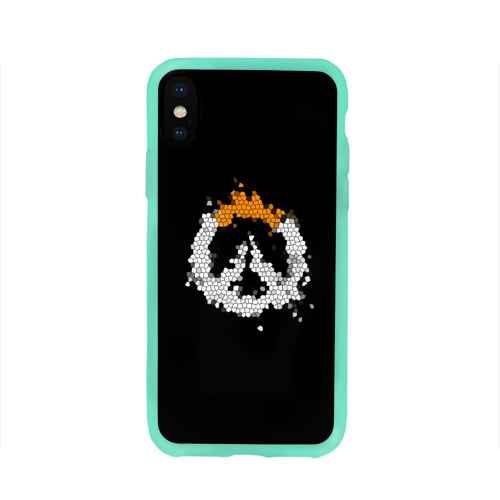 Чехол для Apple iPhone X силиконовый глянцевый Overwatch Logo (Краска-Витраж) Фото 01 Чехол для Apple iPhone X силиконовый глянцевый Overwatch Logo (Краска-Витраж) Фото 01