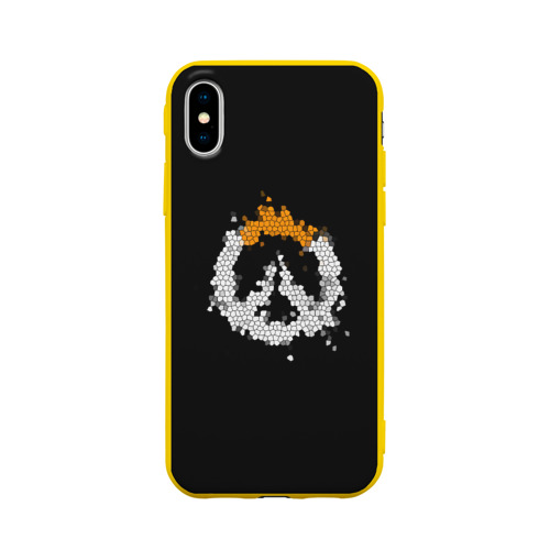 Чехол для Apple iPhone X силиконовый матовый Overwatch Logo (Краска-Витраж) Фото 01 Чехол для Apple iPhone X силиконовый матовый Overwatch Logo (Краска-Витраж) Фото 01