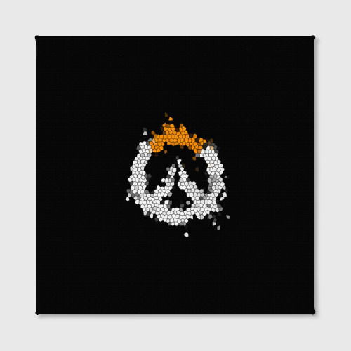 Холст квадратный Overwatch Logo (Краска-Витраж) Фото 01 Холст квадратный Overwatch Logo (Краска-Витраж) Фото 01
