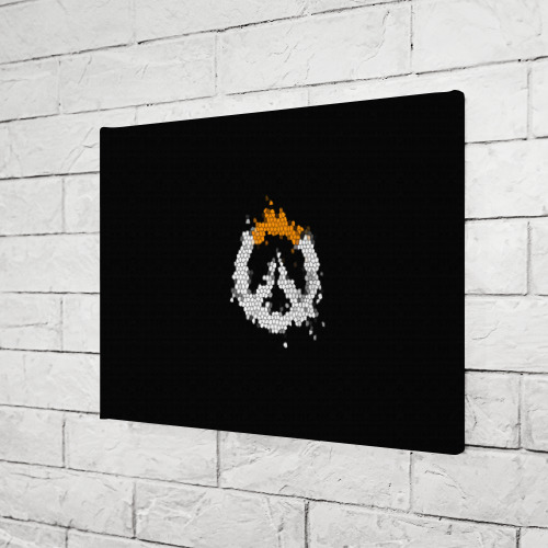 Холст прямоугольный Overwatch Logo (Краска-Витраж) Фото 01 Холст прямоугольный Overwatch Logo (Краска-Витраж) Фото 01