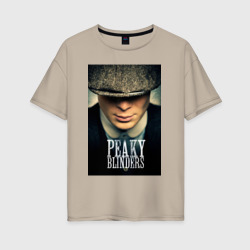 Женская футболка хлопок Oversize Peaky Blinders