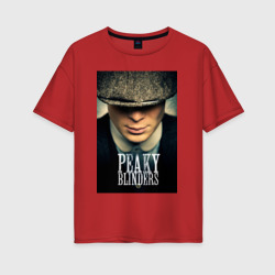 Женская футболка хлопок Oversize Peaky Blinders