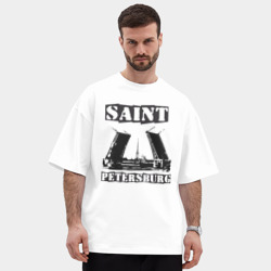 Мужская футболка Oversize хлопок premium Санкт-Петербург - фото 2