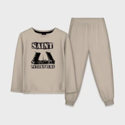 Детская пижама с лонгсливом хлопок Санкт-Петербург