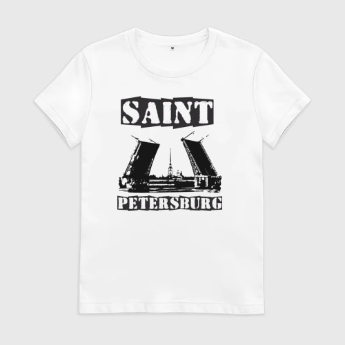 Женская футболка хлопок Санкт-Петербург
