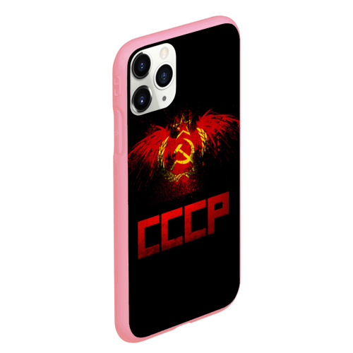 Чехол для iPhone 11 Pro Max матовый СССР орел, цвет баблгам - фото 3