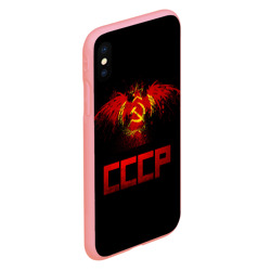 Чехол для iPhone XS Max матовый СССР орел - фото 2