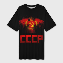 Платье-футболка 3D СССР орел