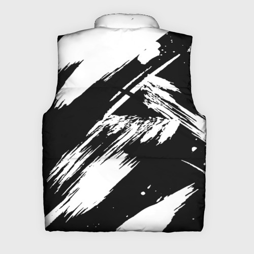 Мужской жилет утепленный 3D Чёрно-белый, цвет черный - фото 2