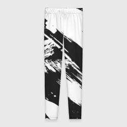 Леггинсы 3D Чёрно-белый