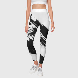 Леггинсы 3D Чёрно-белый - фото 2