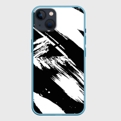 Чехол для iPhone 14 Чёрно-белый