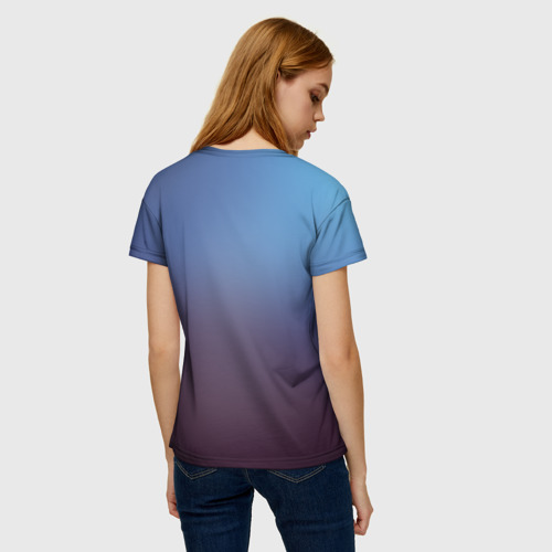 Женская футболка 3D A sky full of stars, цвет 3D печать - фото 4