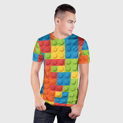 Мужская футболка 3D Slim Лего - фото 2