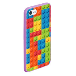 Чехол для iPhone 5/5S матовый Лего - фото 2