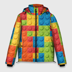 Мужская зимняя куртка 3D Лего