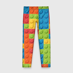 Детские леггинсы 3D Лего конструктор