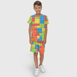 Детский костюм с шортами 3D Лего - фото 2