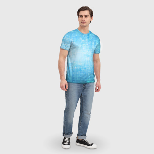 Мужская футболка 3D Сеть, цвет 3D печать - фото 5