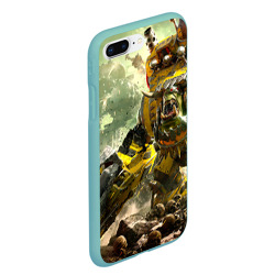 Чехол для iPhone 7Plus/8 Plus матовый WH40k warboss - фото 2