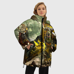 Женская зимняя куртка Oversize WH40k warboss - фото 2