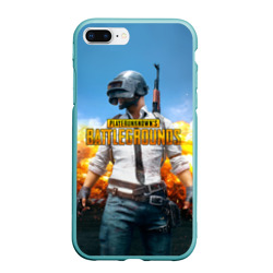 Чехол для iPhone 7Plus/8 Plus матовый Playerunknown`s Battlegrounds 1