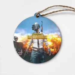 Деревянная игрушка круг Playerunknown`s Battlegrounds 1