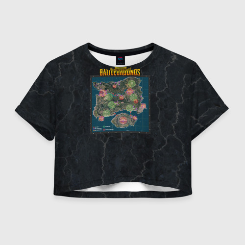 Женская футболка Crop-top 3D Playerunknown`s battlegrounds 2 Фото 01 Женская футболка Crop-top 3D Playerunknown`s battlegrounds 2 Фото 01