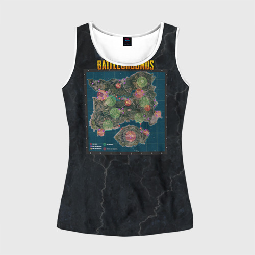 Женская майка 3D Playerunknown`s battlegrounds 2 Фото 01 Женская майка 3D Playerunknown`s battlegrounds 2 Фото 01