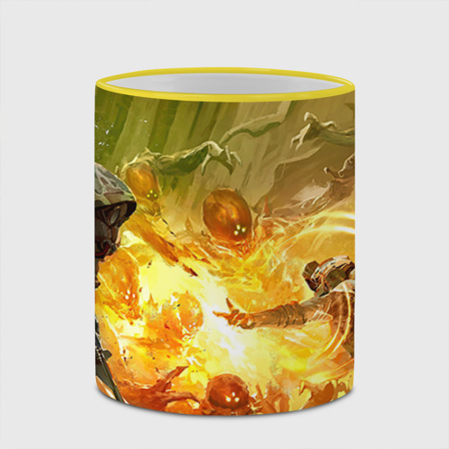 Кружка с полной запечаткой Destiny 2, цвет Кант желтый - фото 4