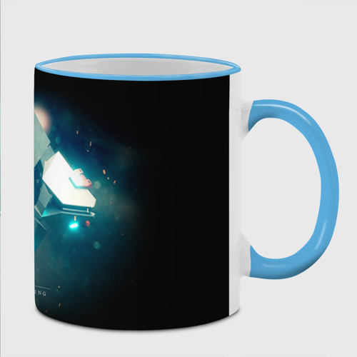 Кружка с полной запечаткой Destiny 4, цвет Кант небесно-голубой