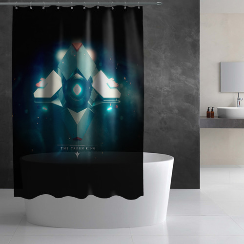 Штора 3D для ванной Destiny 4 - фото 3
