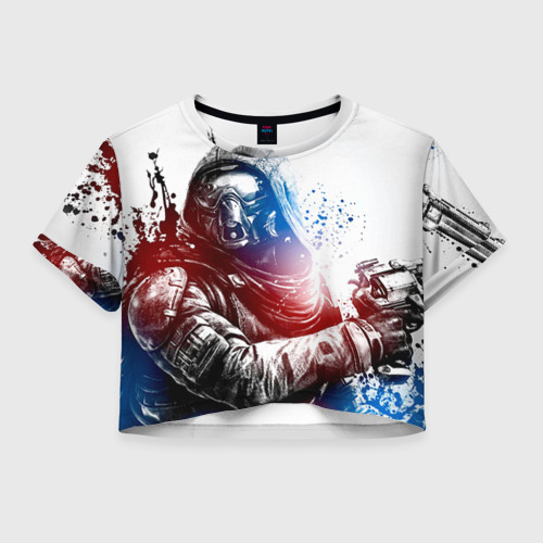 Женская футболка Crop-top 3D Destiny 5, цвет 3D печать