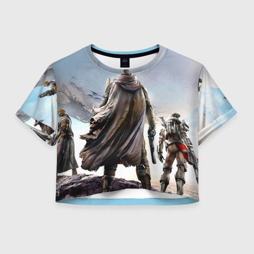 Женская футболка Crop-top 3D Destiny 6