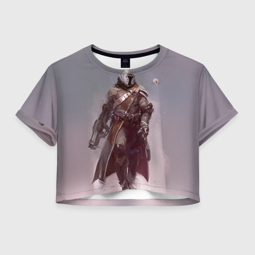 Женская футболка Crop-top 3D Destiny 14, цвет 3D печать