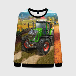 Мужской свитшот 3D Farming simulator 2