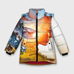 Зимняя куртка для девочек 3D HZD 3