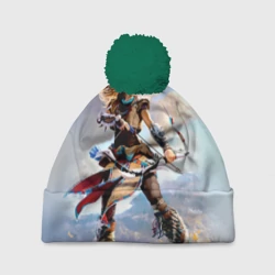 Шапка 3D c помпоном HZD 4