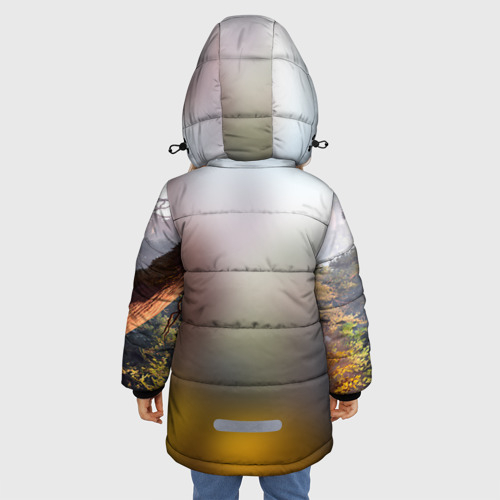 Зимняя куртка для девочек 3D HZD 6, цвет черный - фото 4