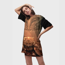 Платье-футболка 3D Довакин - фото 2