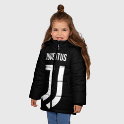 Зимняя куртка для девочек 3D Ювентус - фото 2