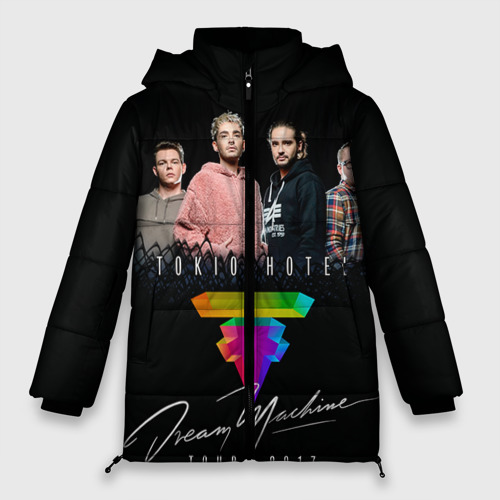 Женская зимняя куртка Oversize Tokio Hotel, цвет черный