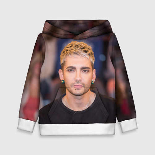 Детская толстовка 3D Bill Kaulitz, цвет белый