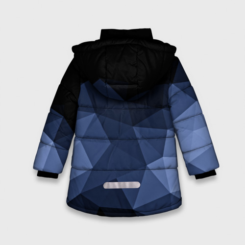 Зимняя куртка для девочек 3D Abstraction, цвет черный - фото 2