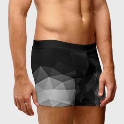 Мужские трусы 3D Abstract gray - фото 2