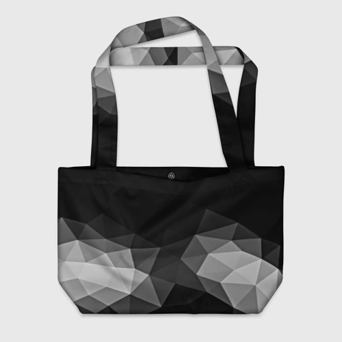 Пляжная сумка 3D Abstract gray