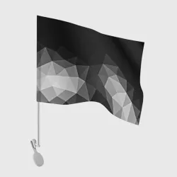 Флаг для автомобиля Abstract gray