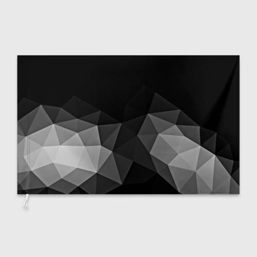 Флаг 3D Abstract gray