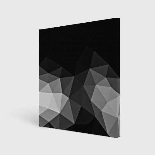Холст квадратный Abstract gray
