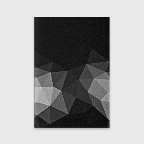 Обложка для паспорта матовая кожа Abstract gray, цвет зеленый